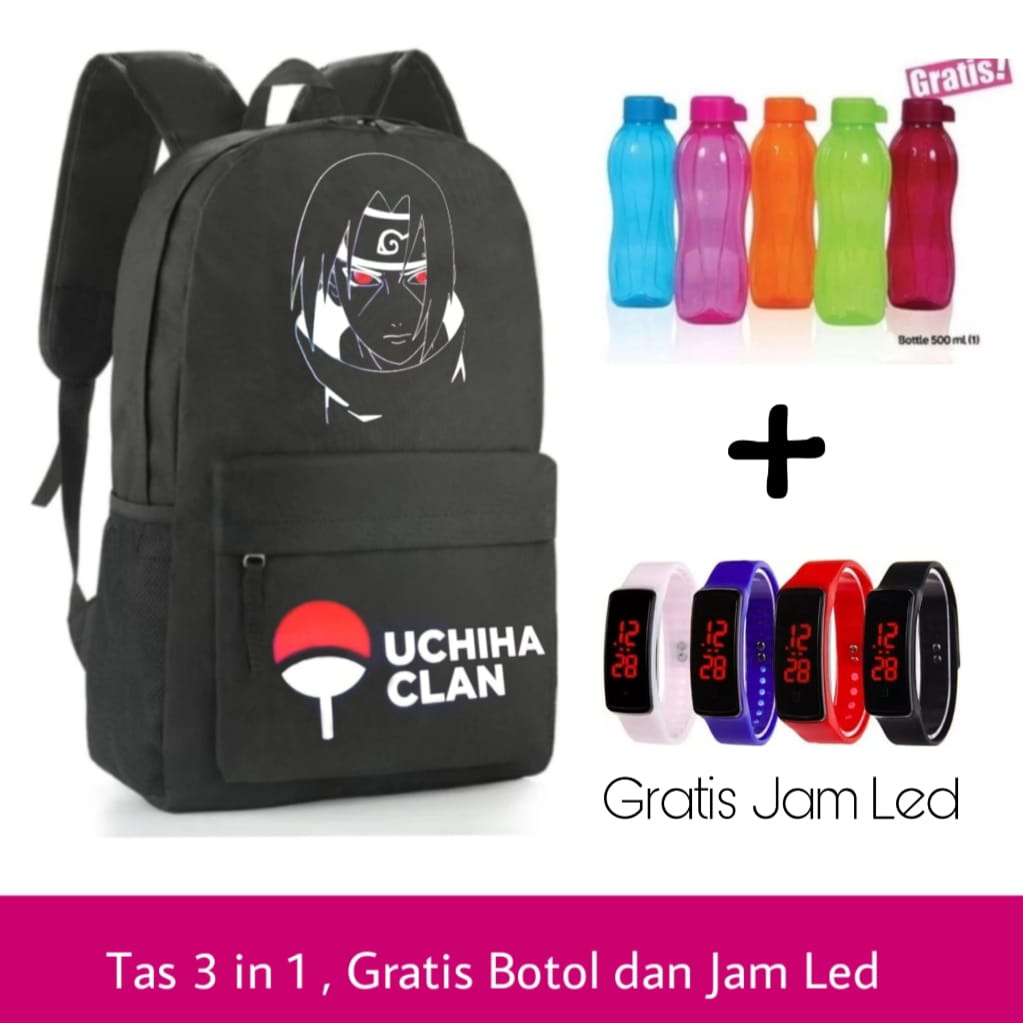 tas ransel anak terbaru - tas sekolah anak SD - tas anak laki - tas karakter anak  BONUS JAM LED dan BOTOL