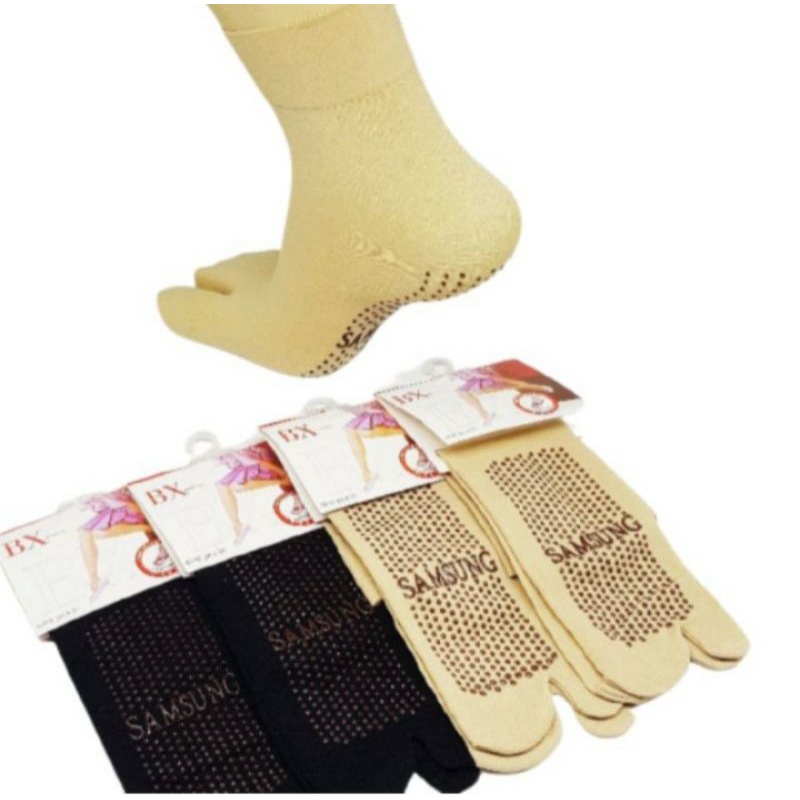 kaos kaki antislip muslimah bahan stocking merk samsung