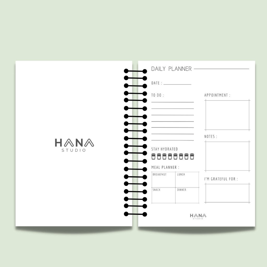 

Isi Binder Daily Planner Template A5