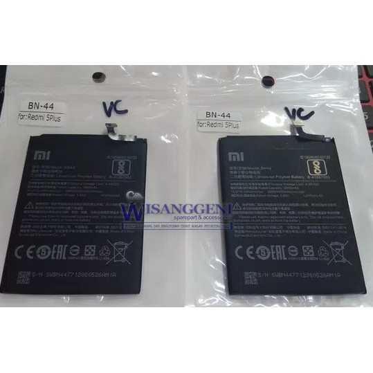 Baterai  - Battery Xiaomi Redmi 5 Plus BN44 - BN 44 Original