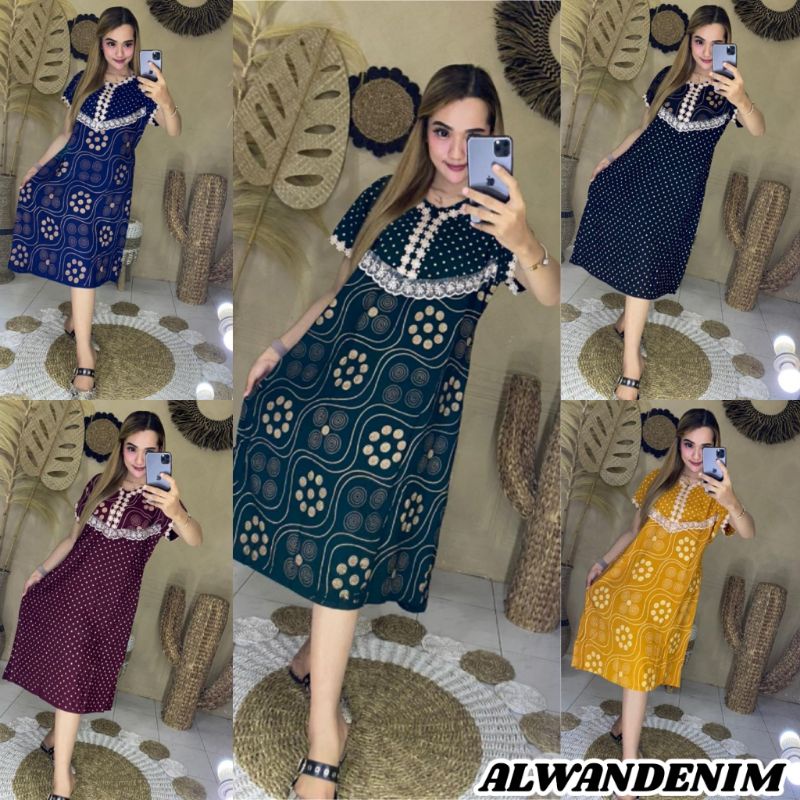 DASTER ARAB LONG ABSTRAK  / RESLETING BUSUI / RENDA MILO ORI /SANTUNG SUPER-BUNGA SOPAL MH