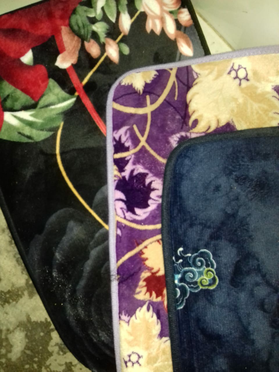 Rc Keset Printing Rosanna/batik/bunga Ukuran 40x60cm