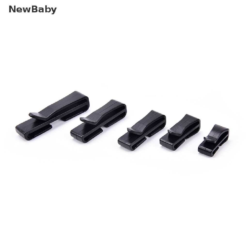 Newbaby 5pcs Klip Gesper Plastik Taktis Untuk Strap Webbing Tas Backpack outdoor