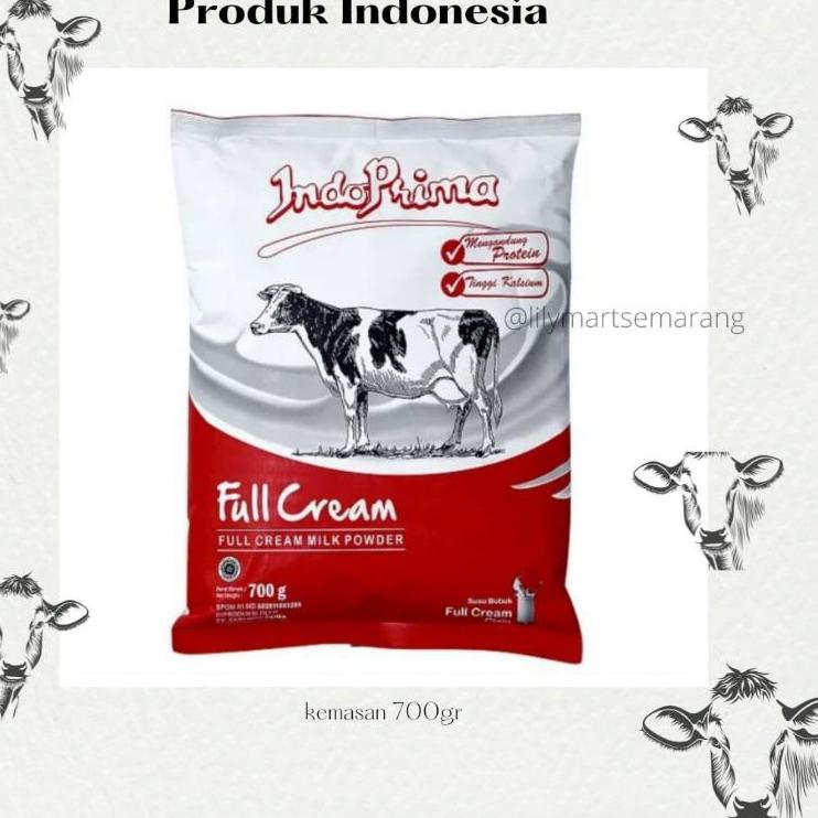 

[PROMO 8NS39] Susu Indoprima FULL CREAM 700gr Baru