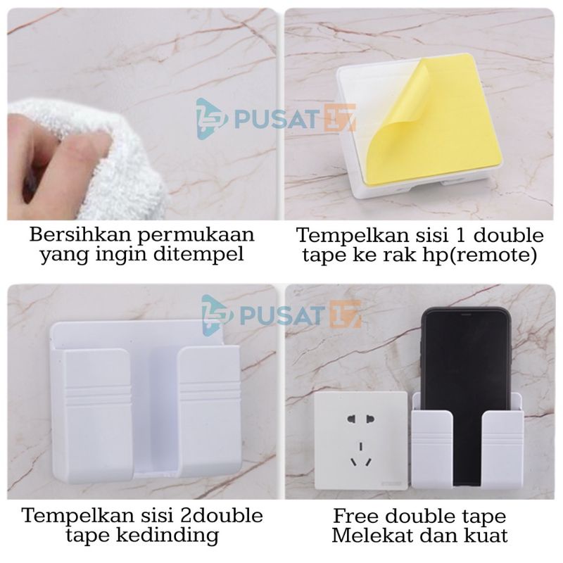 PROMO DUDUKAN TEMPEL DINDING, REMOT TV, TEMPAT HP MULTIFUNGSI