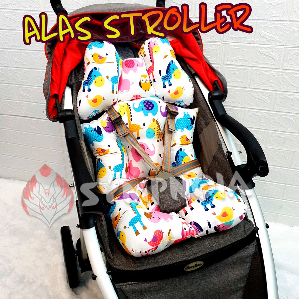 [NEW ARRIVAL]  Alas Stroller Universal Strollerpad Pelindung Semua Stroller Model Elephant