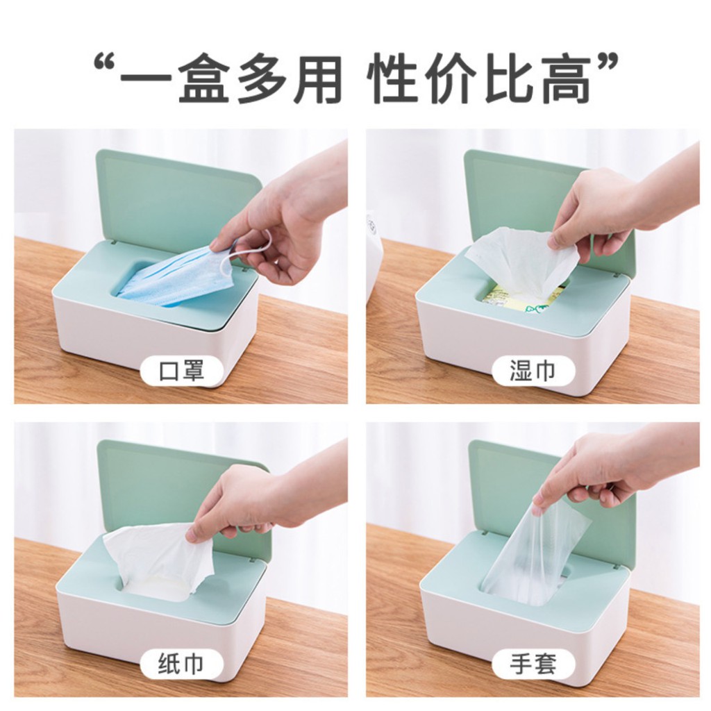 Kotak Dispenser masker Tissue basah tissue kotak penyimpanan masker