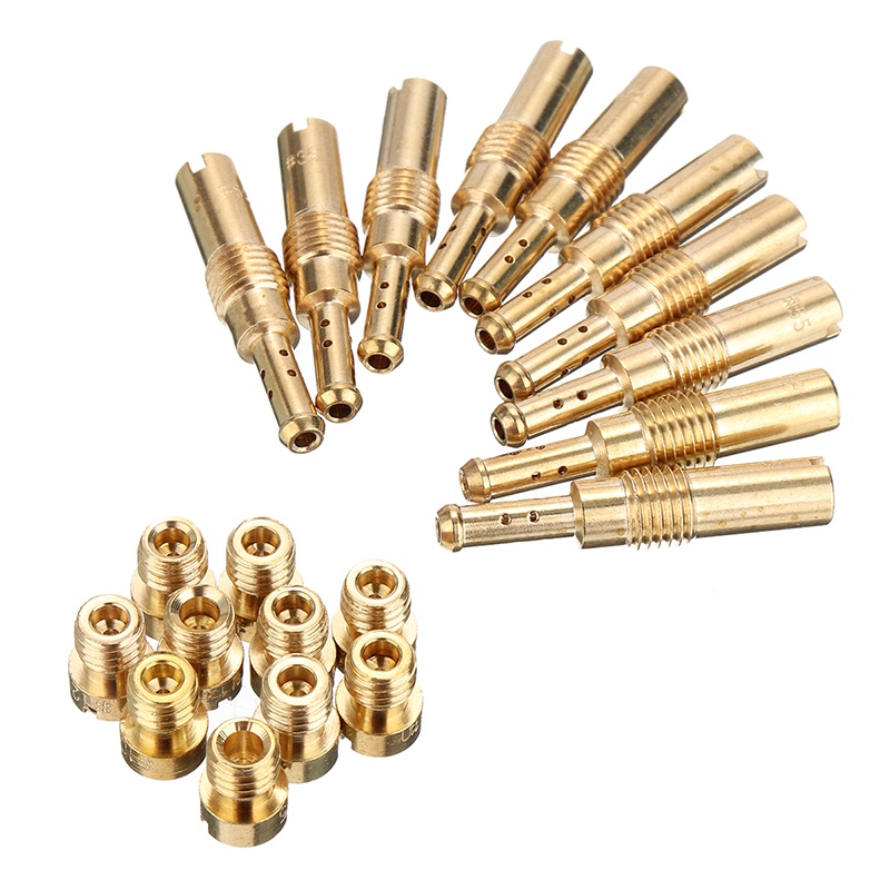 Set 20pcs Mainjet Pilot Jet - Main jet PWK PE PWL KLX D-Tracker NINJA Tiger Megapro NSR Harga Bijian-6