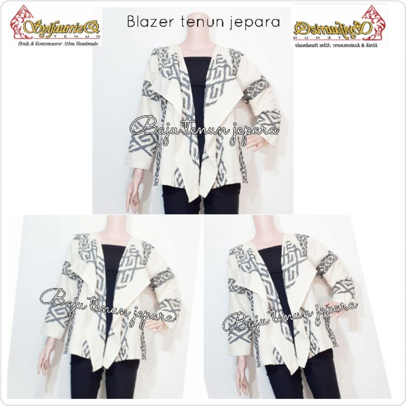 Blazertenun baju tenun jepara/outer tenub BTB58