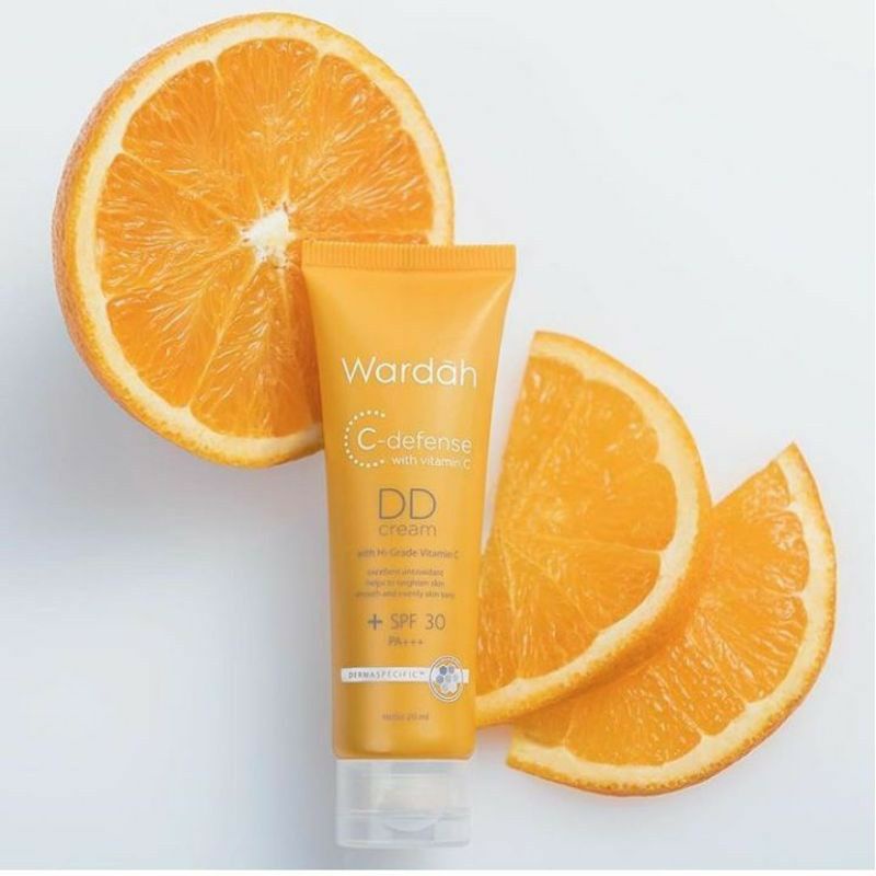 Wardah C-defense DD Cream 20ml/Pelembab/Foundation/Alas Bedan