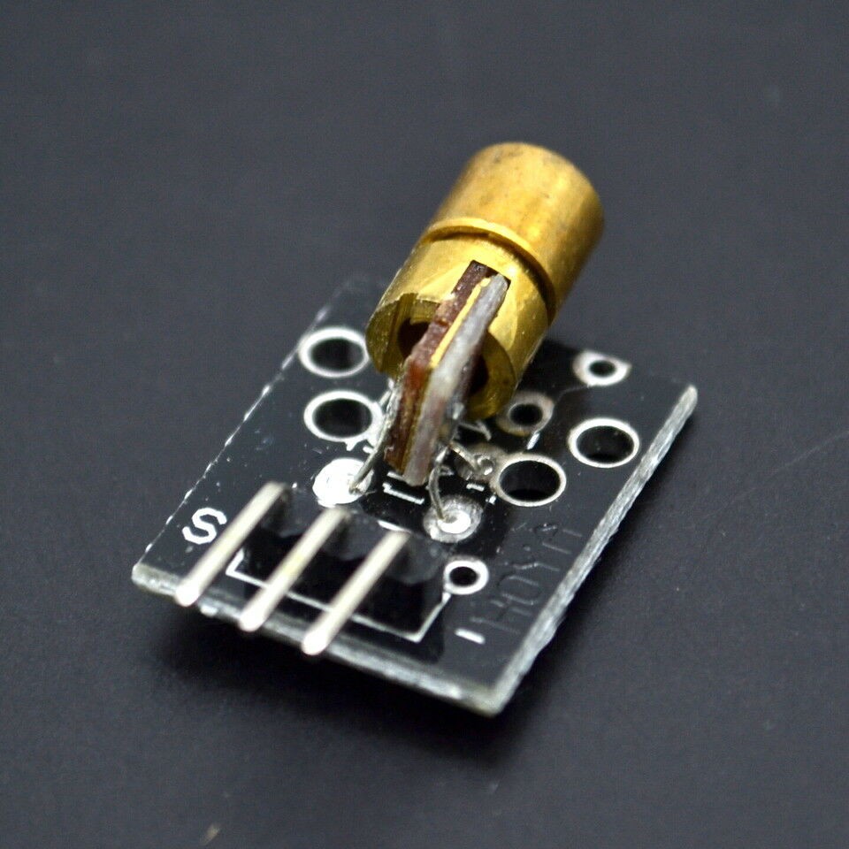 Modul KY-008 Laser Transmitter Sensor Module For AVR PIC Red Laser Diode Sensor 6mm 5V 5mW 650nm