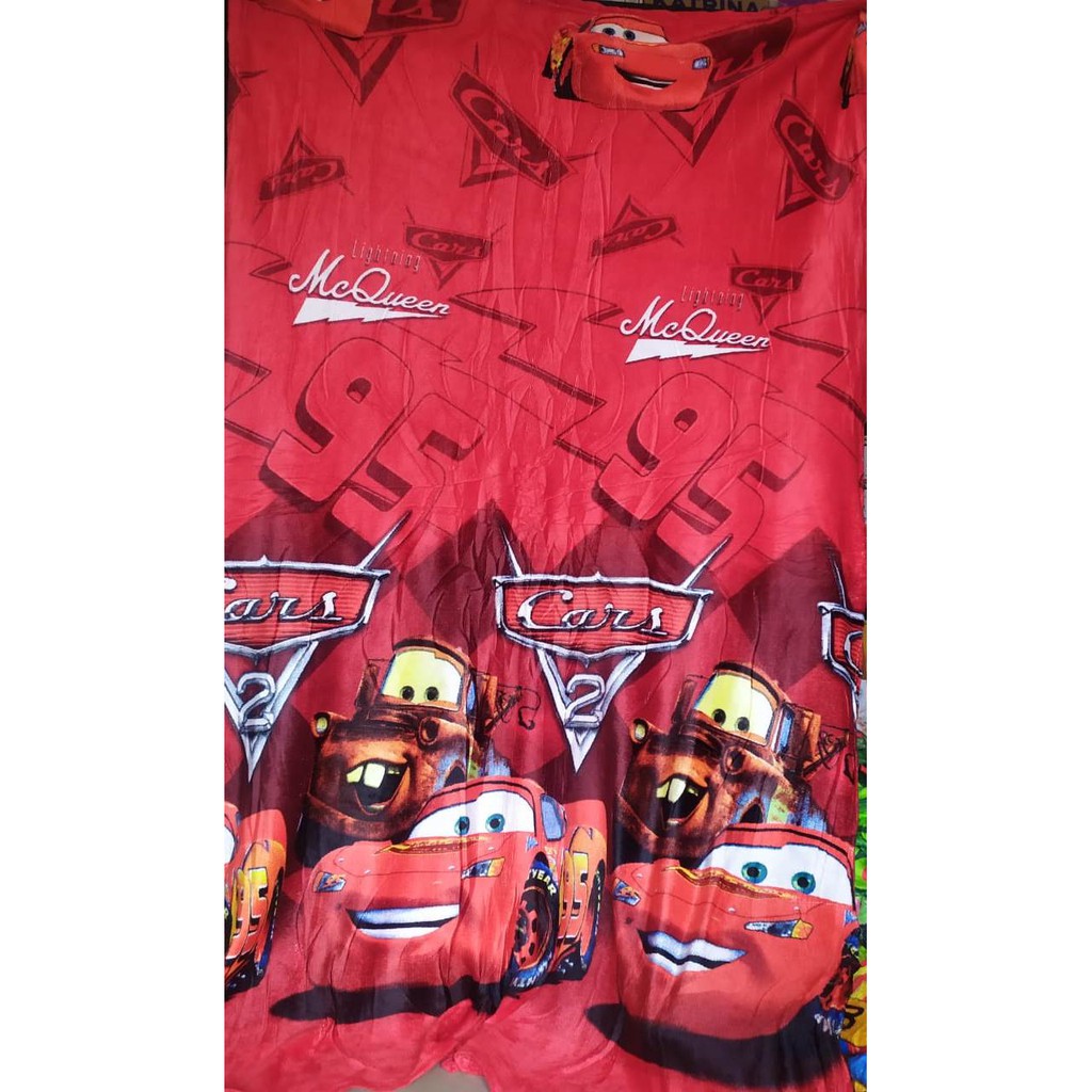 Selimut Bulu Halus 150x200 Motif Karakter Keren Terlaris Murah