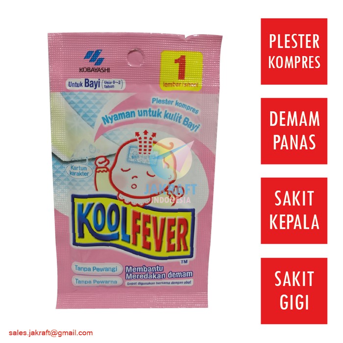 Kool Fever Kompres koolfever untuk bayi dan anak-anak yang sedang sakit