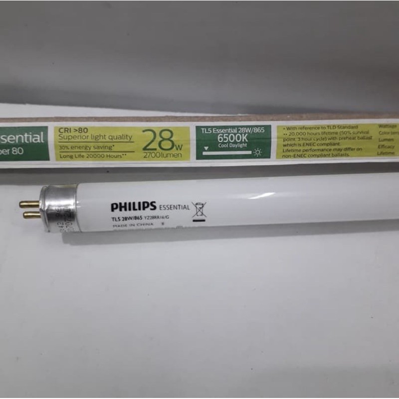 Refill T5 bohlam essential T5 philips 28watt 830/840/865