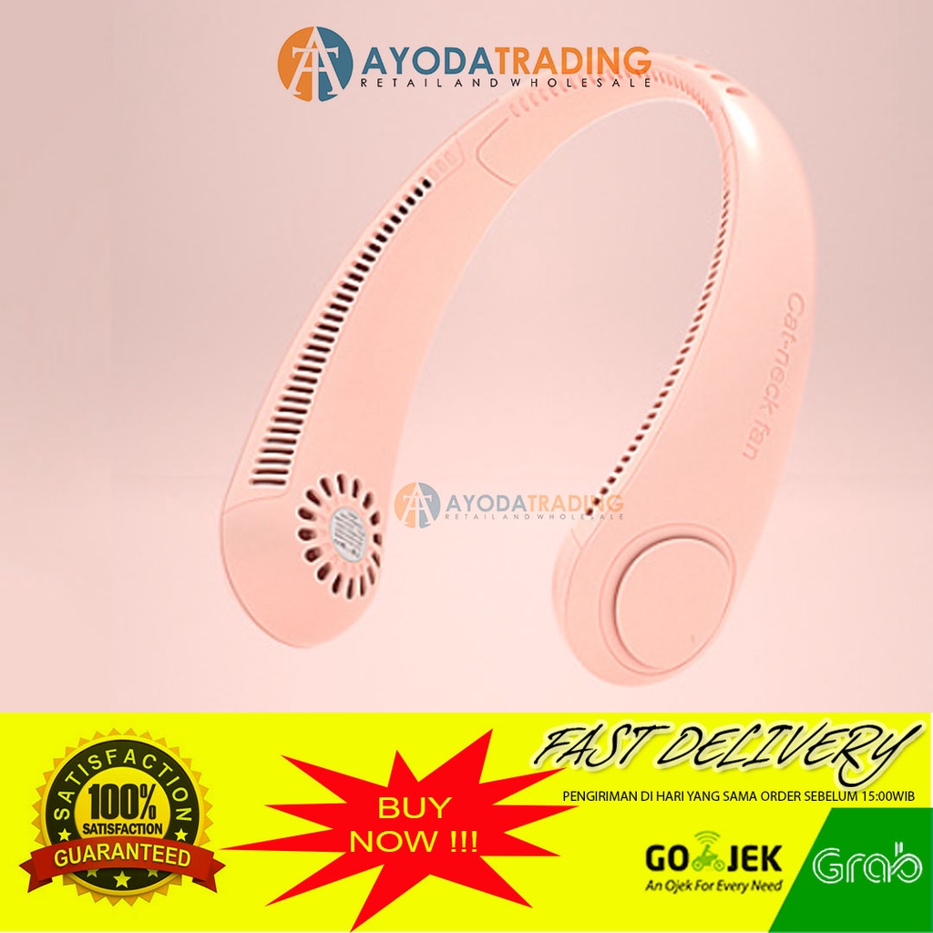 Kipas Angin Leher USB Hanging Neck Fan APD