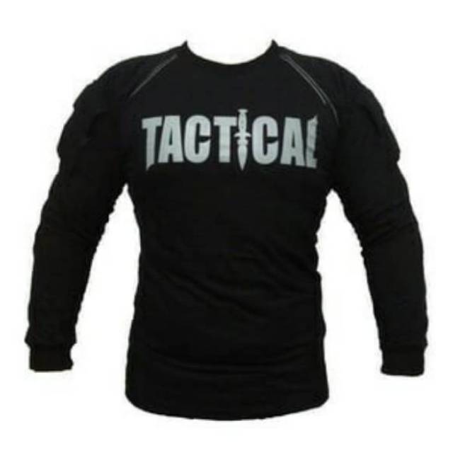 Baju kaos tactical hitam - baju pria