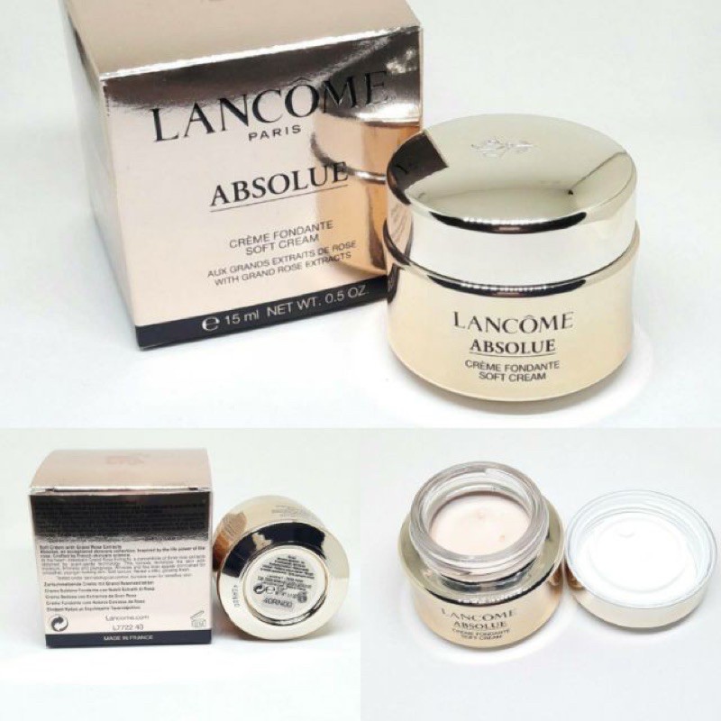 Lancome Absolue Set 3 Items / Lancome soft cream 15 ml / Lancome rich cream 15 ml