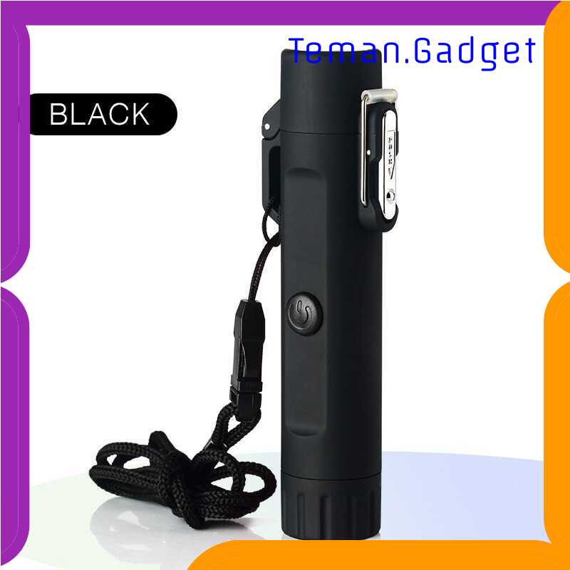 TG-HB Focus Korek Api Elektrik Double Arc Lighter Senter LED - JL320