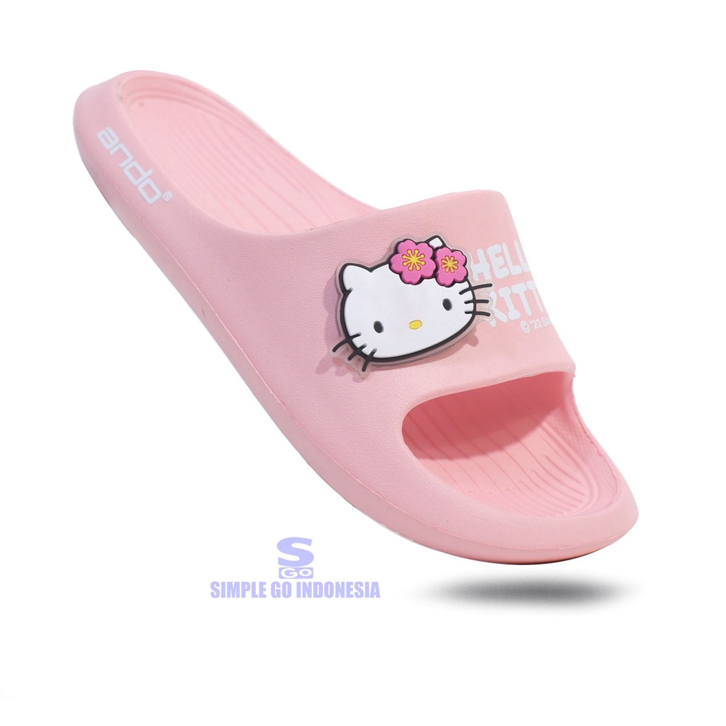 Sandal slop anak cewek sandal selop phylon anak gambar hello kity lucu original ando hk slide 01 28-35