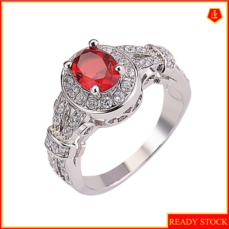 [Ready Stock]Fashion Creative Ruby Women's Ring