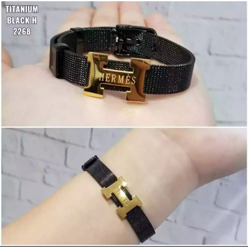 Bayar Ditempat/Gelang Wanita Asli Titanium/Acecesories Gelang Wanita Asli Titanium/Gelang Jam Perhia