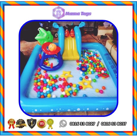 Sewa Mainan Anak Kolam Renang Bola Air Dolphin Gurita Fantastic Lumba