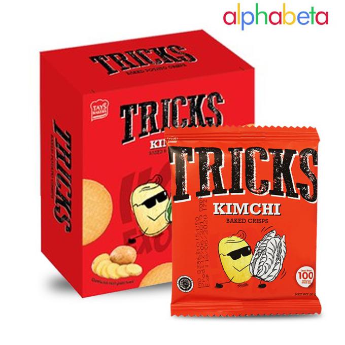 

Cuci Gudang Awal Tahun TRICKS CRISPS POTATO BAKED 10 X 18 GR - BISKUIT KENTANG PANGGANG - KIMCHI Big