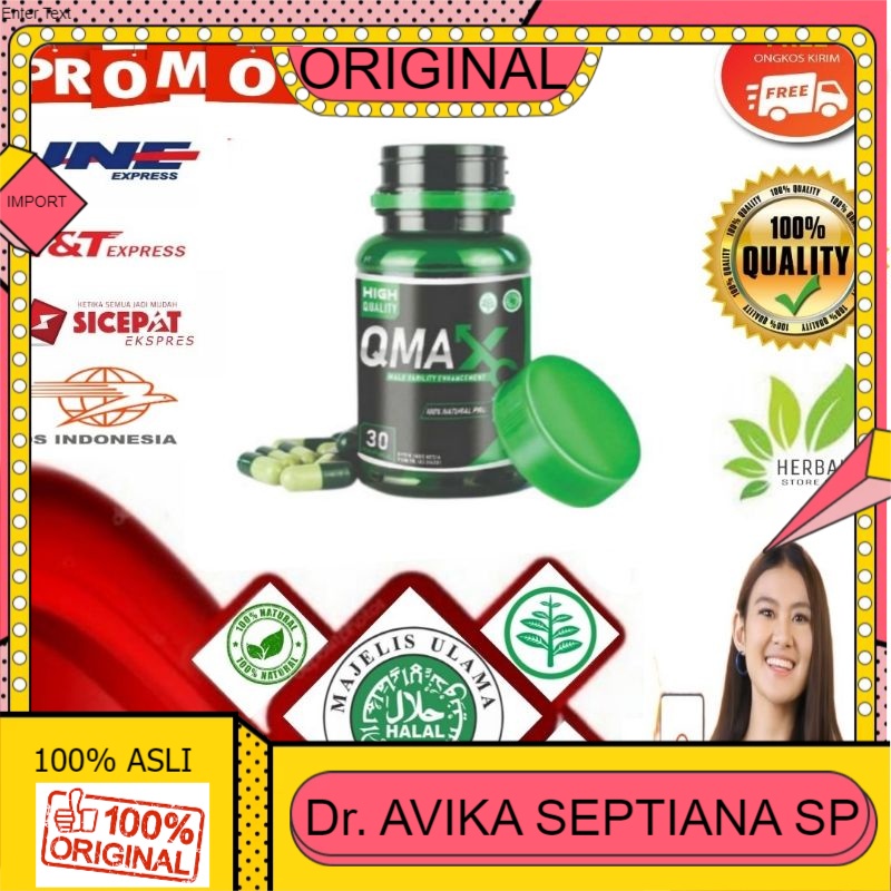 100% ASLI OBAT QMAX ASLI ORIGINAL TAHAN LAMA PRIA  - OBAT QMAX ASLI BPOM HERBAL