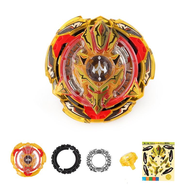 (COD) B100 - B143 Mainan Beyblade Burst Starter Bey Booster Bahan Alloy Untuk Anak