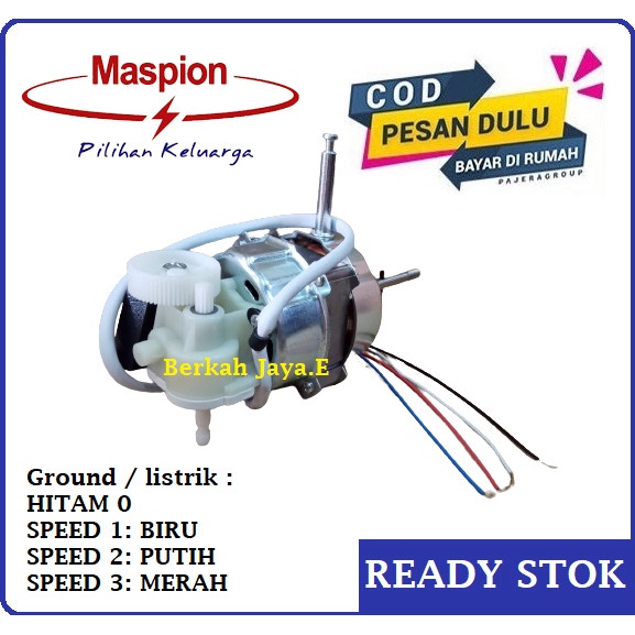 Dinamo Kipas Angin Maspion Motor Mesin Kipas Angin Maspion 3 Speed-Original