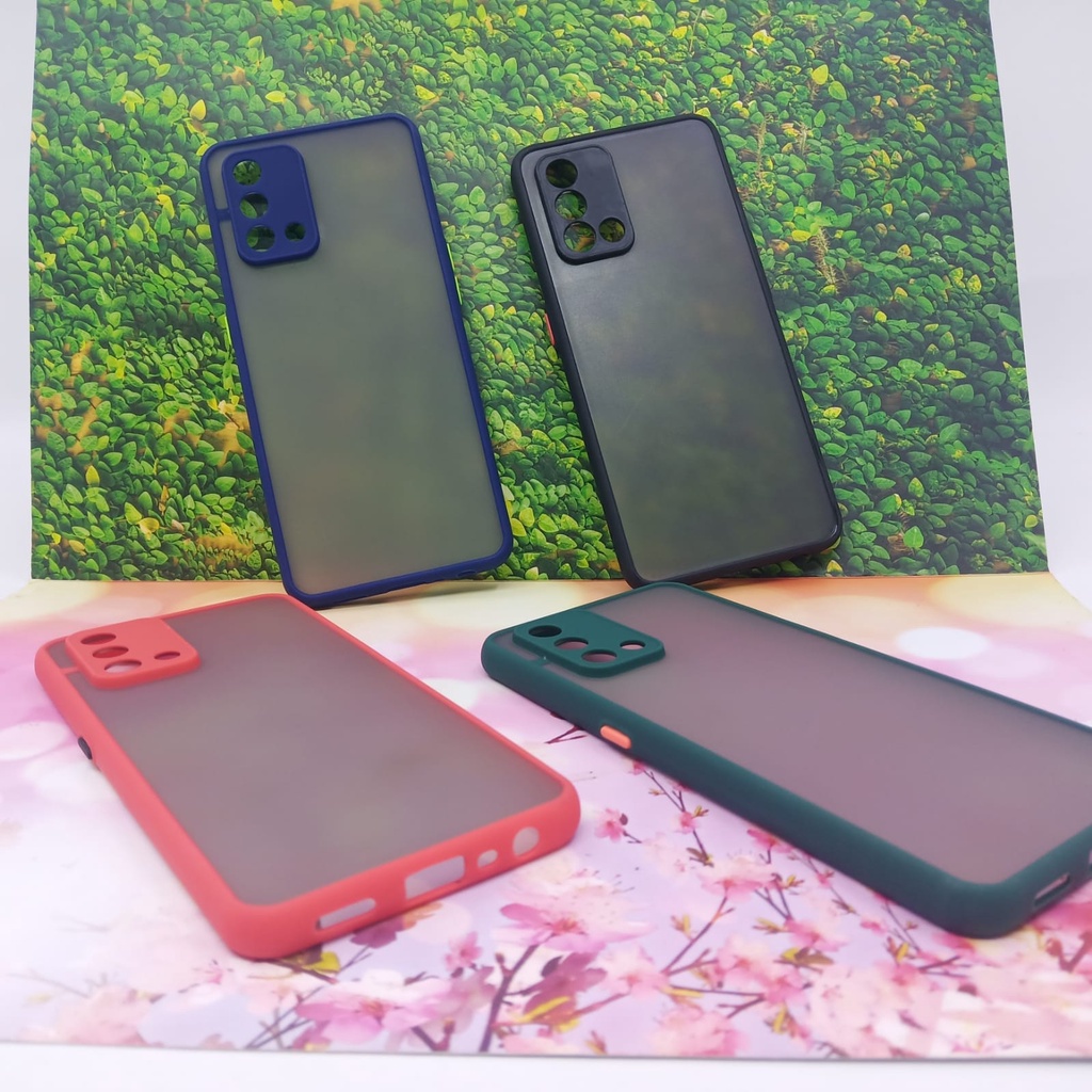 Casing Oppo A74 4G Dove Matte Transparan Slim Fuze Macaron My Choice Case - Acc Plus