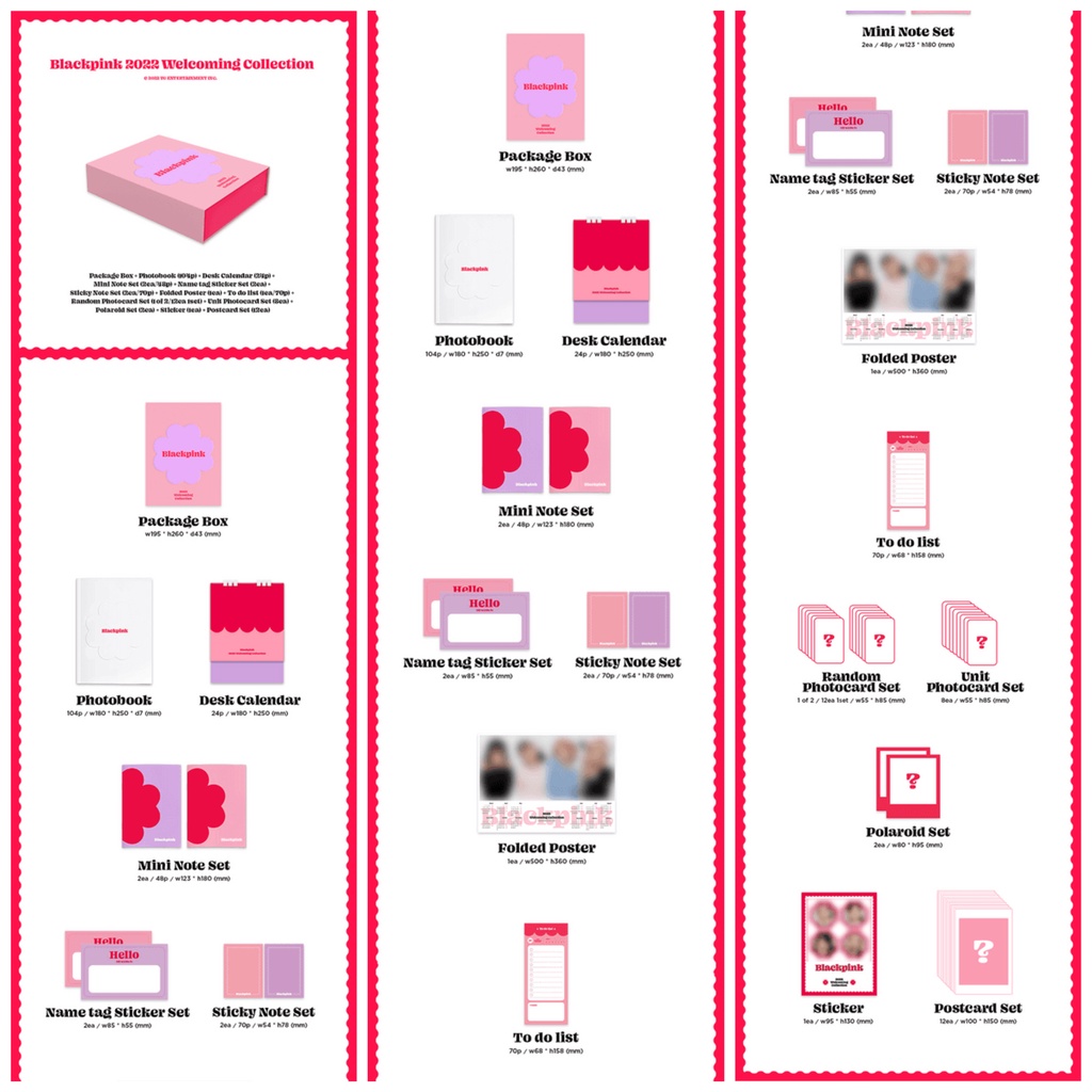 [DEPE PO] BLACKPINK 2022 WELCOMING COLLECTION