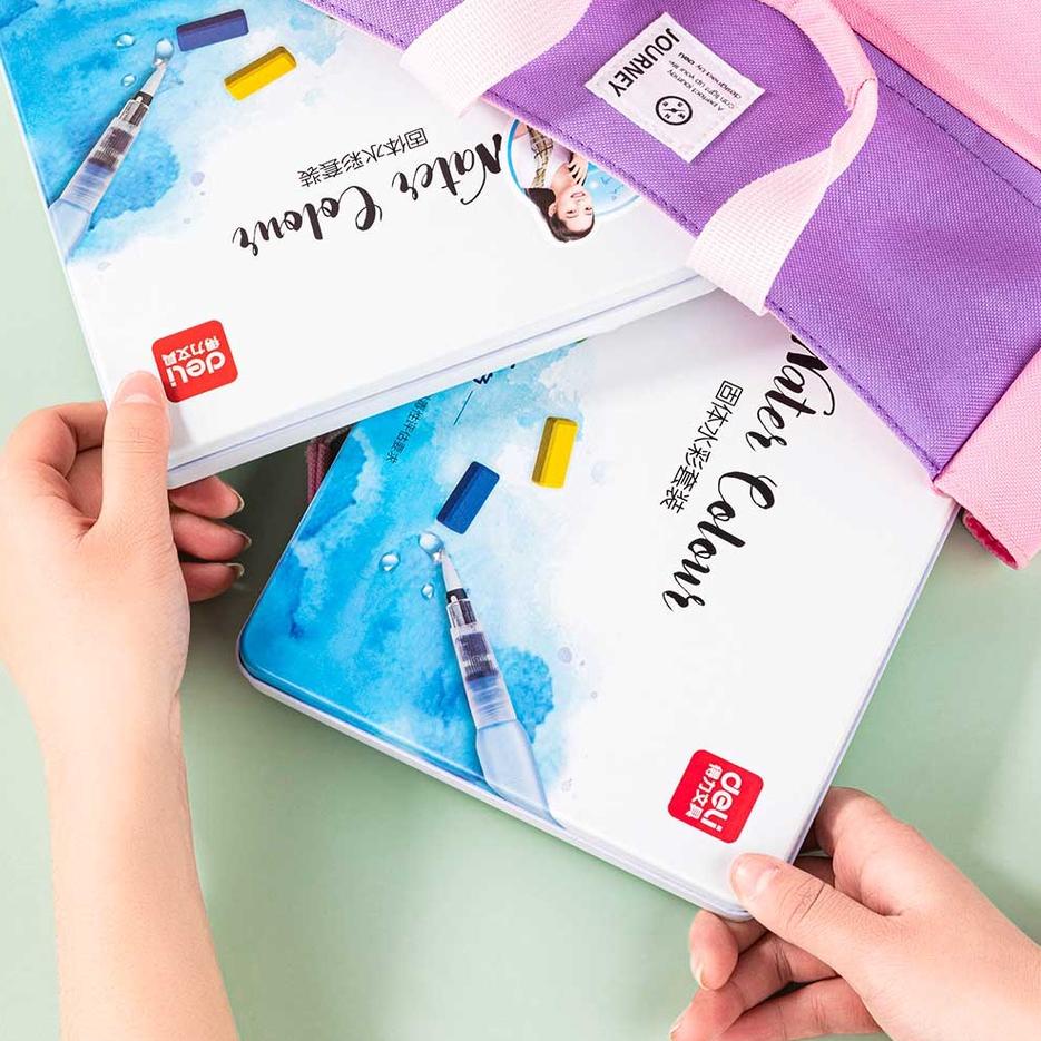 

Trendy Deli Solid Watercolor Set Cat Air Padat isi 24/36 warna 73876 73877 !