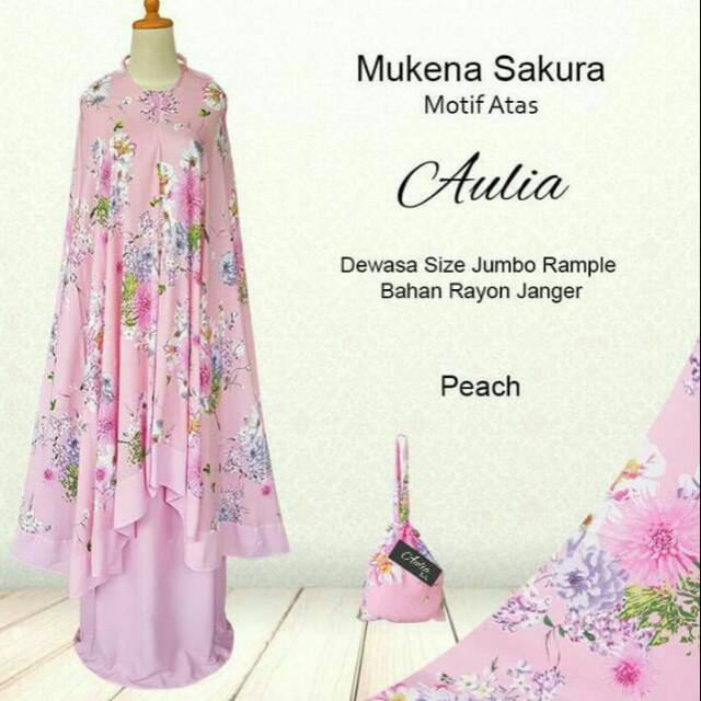 Mukena Bali Jumbo Rempel Sakura