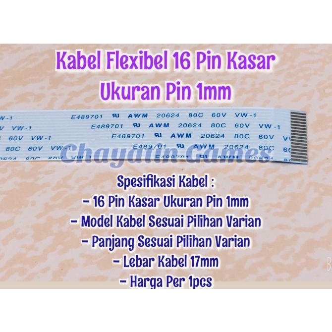 Jual Kabel Flexibel Pin Kasar Pilihan Sesuai Varian Ukuran Pin Mm