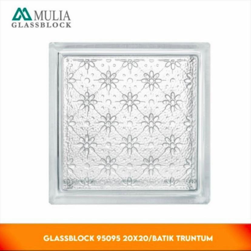 MULIA GLASS BLOCK BATIK TRUNTUM - 95095 (190x190x95mm)