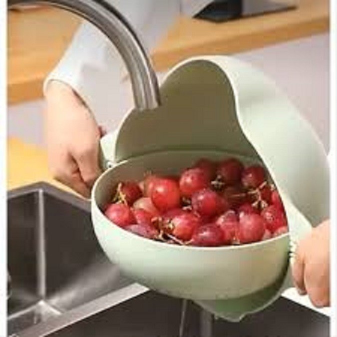 Baskom Saringan Plastik Serbaguna
