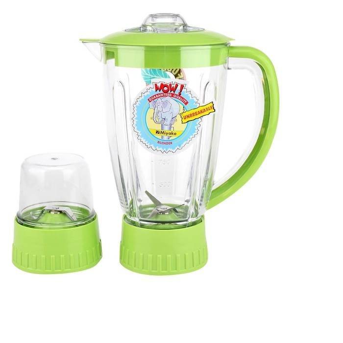 Miyako Blender Plastik 1,5L BL 151PF/AP 151 PF BL151PF Penggiling bumbu Kering 2in1 1,5 Liter