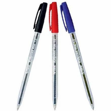 12 pcs Pulpen ARTLINE Hitam Ballpoint Pen EK-8210 Bolpen Termurah Pena Grosir - HITAM