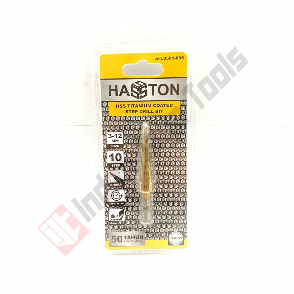 HASSTON Mata Bor Pagoda 3-12 4-20 4-32 mm SATUAN - Step Drill Besi