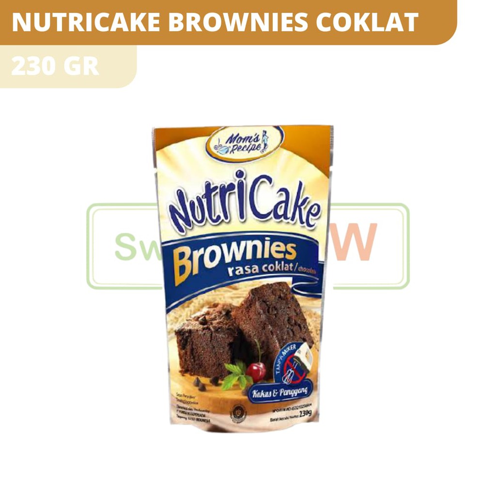 

NUTRICAKE BROWNIES COKLAT 230GR