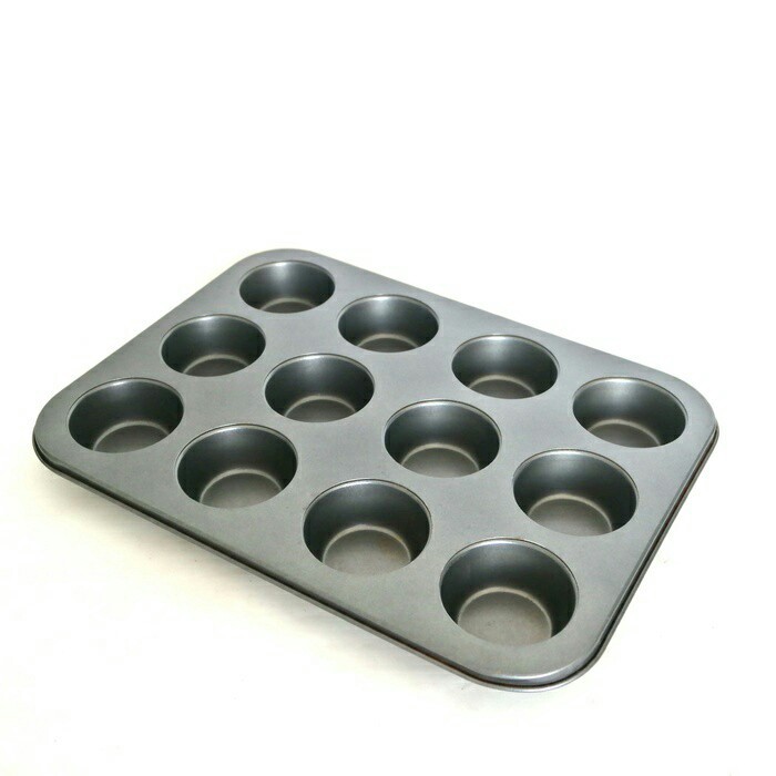 Loyang Cupcake / Muffin / Teflon 12 Hole