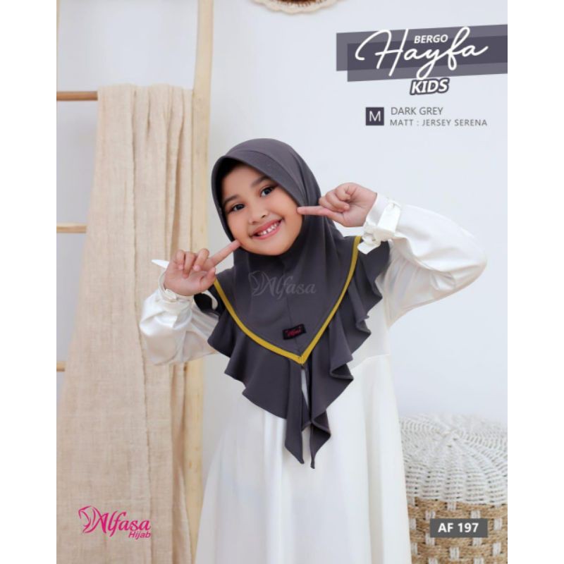 BERGO HAYFA M /HIJAB INSTAN BY ALFASA KIDS