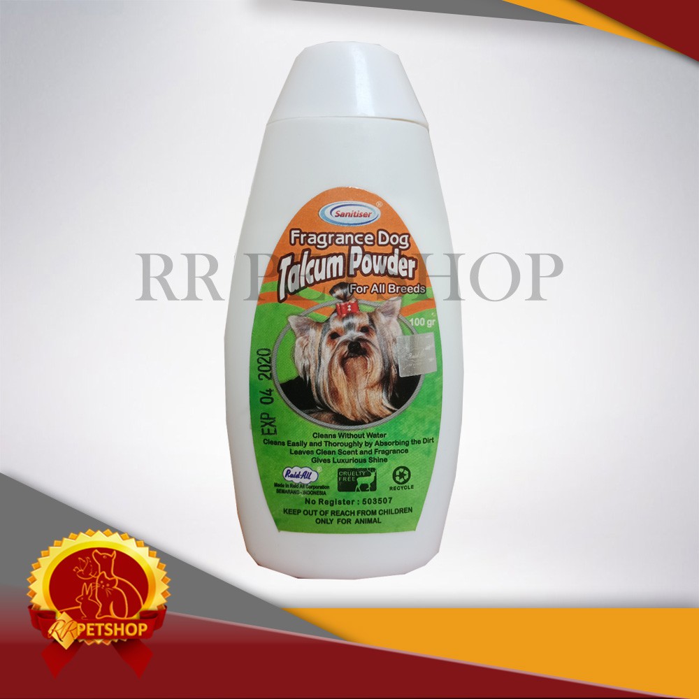 Bedak Anjing Dog Powder Fragrance / Wangi / Harum Raid All Powder