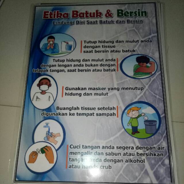 Poster Etika Batuk Dan Bersin