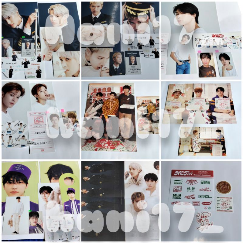 Sharing Season greeting Nct 127, Nct Dream, wayV, Sg22 bene Smstore. Jaemin, yangyang, Ten, Johnny, 
