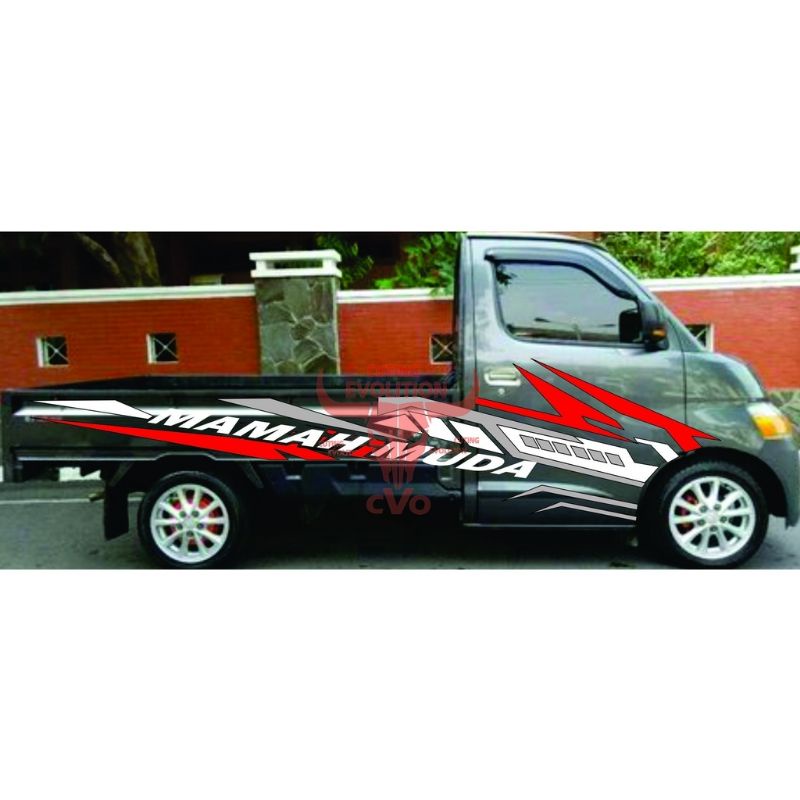 cutting sticker mobil Granmax Sticker list body mobil Granmax pickup Suzuki carry Futura L300 T120