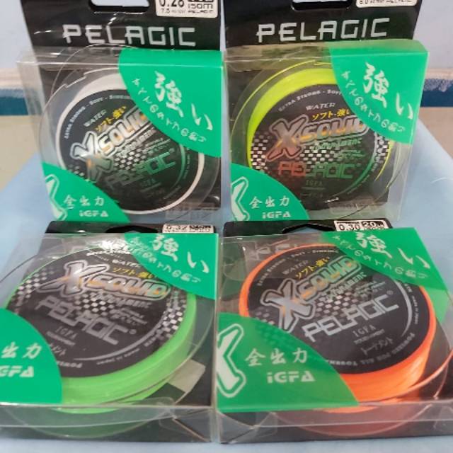 Senar Pancing Pelagic X Solid 150 M