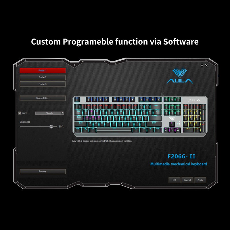 Aula F-2066 / F2066 Mechanical Gaming Keyboard