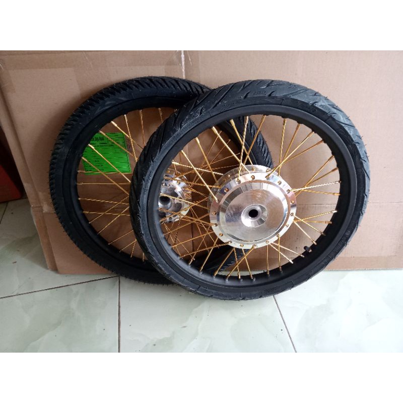 velg jari jari ring 17 beat Scoopy, Genio dan spacy plus ban siap pasang
